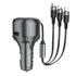 Hoco S27 Car charger With 3 In1 Cable + Usb